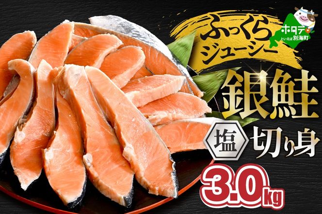 塩銀鮭切身 3.0kg (1.5kg×2箱)【MT0002TZ0】