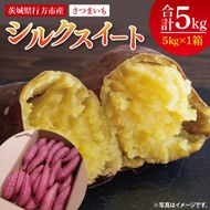 【2025年9月より順次発送】さつまいも(シルクスイート) 約5kg｜さつまいも 芋 サツマイモ シルクスイート 先行予約 茨城県 行方市(HP-2)