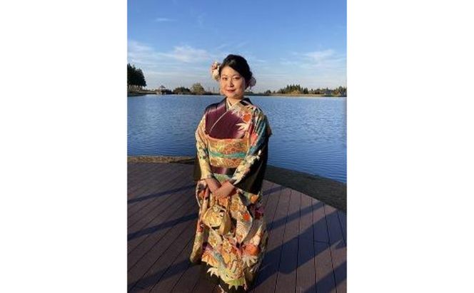 新潟県伝統工芸品「十日町友禅」最高級手描友禅振袖 着物 ファッション 女性 レディース 西陣織 袋帯 長襦袢 重衿 帯締 帯揚 草履バック 衣料 人気 おすすめ 送料無料 