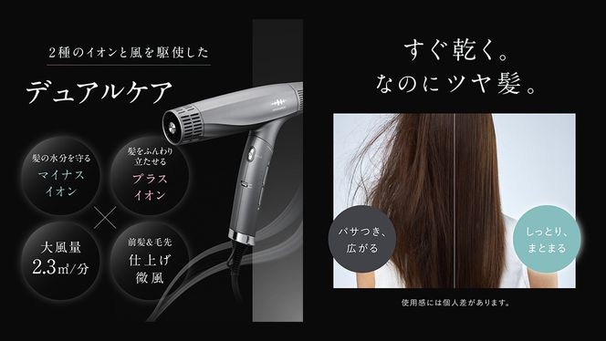 ＼ 選べるカラー ＆ ラッピング選択可／【先行予約】 WAVEWAVE DualCareDryer デュアルケアドライヤー グレー ホワイト 【2026年6月上旬より発送開始】