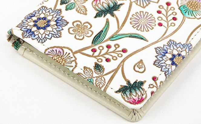 パスケース ダリア コバルトブルー 文庫屋大関 名刺入れ カードホルダー 名刺ケース 名刺ホルダー カード入れ 定期入れ 定期ケース 雑貨 生活雑貨 小物 革小物 革製品 本革 日用品 工芸品 東京 東京都 墨田区