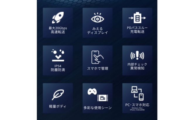 Nextorage ディスプレイ付き みえるポータブルSSD　4TB 141305_KE71