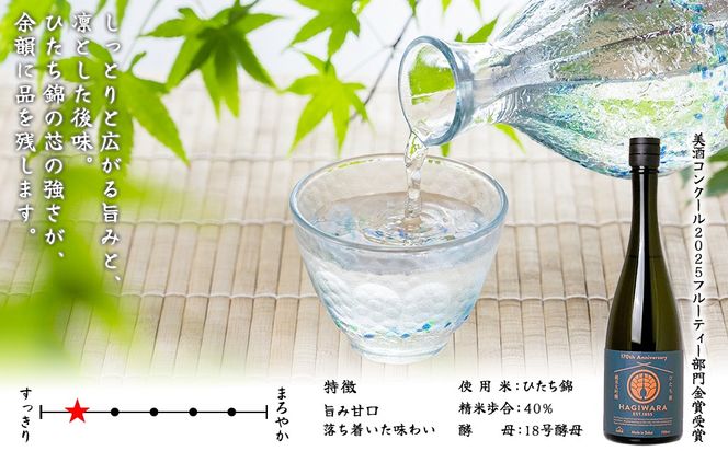 【美酒コンクール2025 金賞受賞】萩原 純米大吟醸 飲み比べ2本セット (720ml×2本) ひたち錦 八反錦 日本酒 K2678