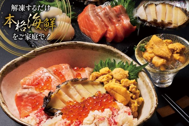 海鮮 詰合せ ギフト 漁師めし 〈プレミアム〉 [橋本水産食品 宮城県 南三陸町 m304amh590051] 魚介 魚介類 魚 海鮮 海鮮丼 丼 サーモン 銀鮭 鮭 小分け 個包装 冷凍 三陸 ホタテ 帆立 ほたて ウニ 雲丹