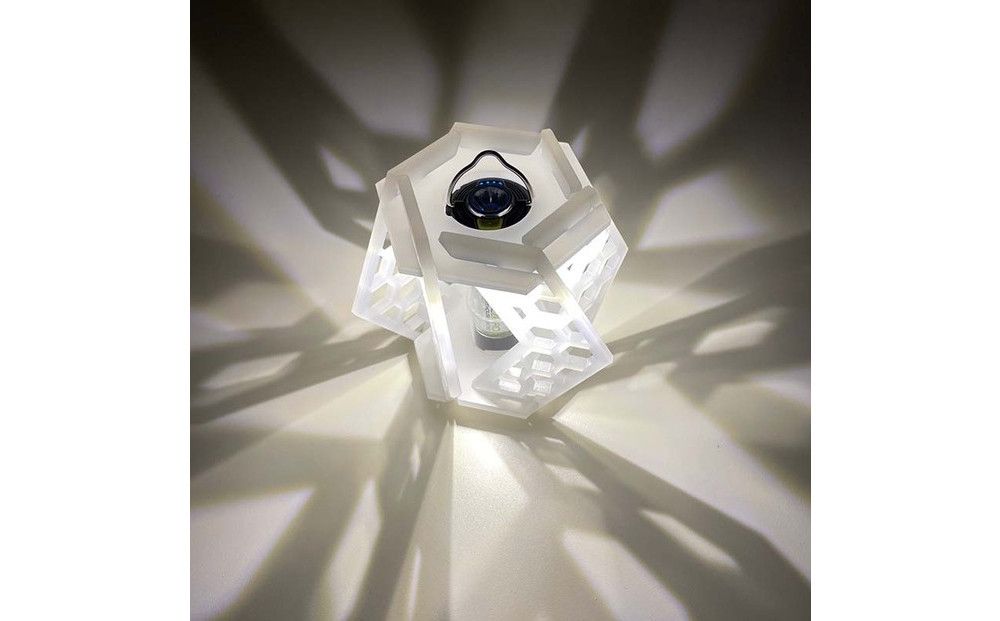 ゴールゼロ用シェード KIKKO 亀甲 1個 アウトドア・インテリアに 川崎市自社工場一貫生産品[乳半] 141305_MH03VC02