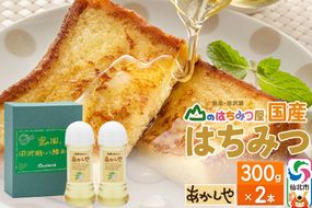 国産 はちみつ アカシヤ 300g 2本セット 山のはちみつ屋 [はちみつ ハチミツ 蜂蜜 アカシア]|02_bsk-010201