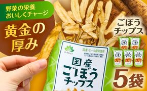 ごぼうチップス 30g×5袋 野菜 チップス スナック 菓子 愛西市 / 清水食品株式会社[AEAJ006]