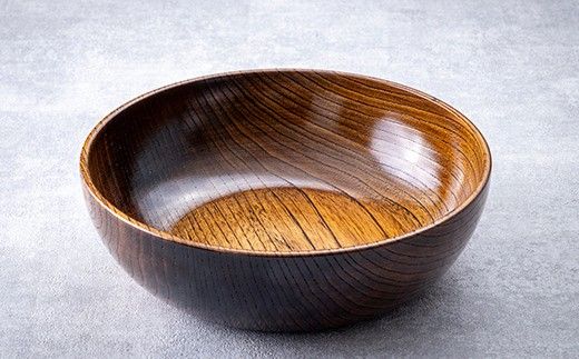 ボウル　拭漆　6.0 山中漆器 伝統工芸 工芸品 木製 漆塗 国産 日本製 F6P-3278