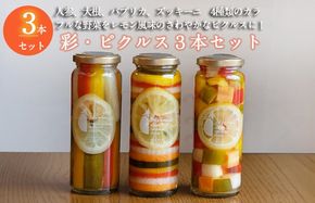 099H3779 【圧倒的企業努力】 彩（いろどり）シリーズ ピクルス 3本セット いずみピクルス NSW 
