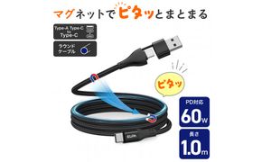 ラウンド A & C to C BK 1m MCA-ACC1060(BK) 272183_AZ254