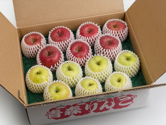 りんご 青森 サンふじ 王林 約 5kg (12～18玉) リンゴ 詰め合わせ セット 青森県 鰺ヶ沢町産 西樹園 フルーツ 果物 果物類 白神山地 林檎 サンフジ ふじ