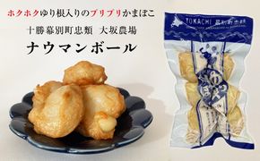 ゆり根入りかまぼこ「ナウマンボール」18個（6個入×3P）十勝幕別忠類産ゆり根 魚貝類 練り製品 加工品 惣菜 冷凍 野菜 根菜ゆり根 スケソウダラ カリウム 食物繊維 葉酸 スーパー食材 