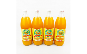 【和歌山県有田産】100%温州みかんジュース (970ml×4本セット)/ジュース みかん 【tss004A】