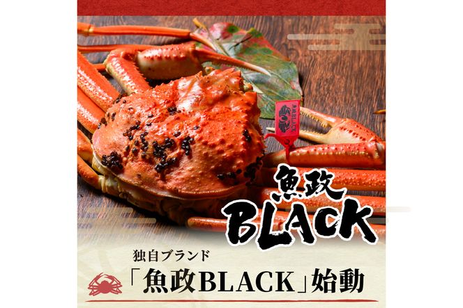 【蟹の匠 魚政】京丹後市産 活きたまま届く！　間人ガニ大善ガニ 特撰 特大サイズ（1200～1300g) 1匹　香味ミスト付き(1月～3月発送）　UO01407
