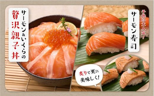 国産ワンフローズントラウトサーモン【1.6kg】