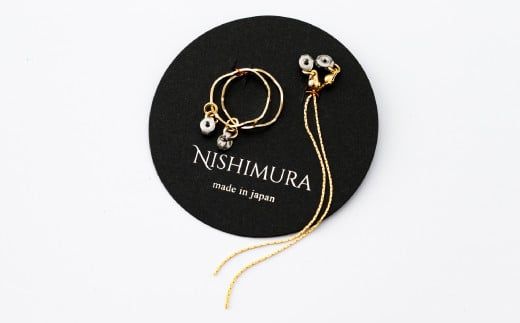 真鍮切粉の着せ替えピアス  B-937