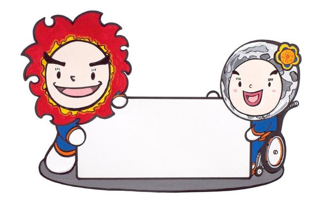 想いを象徴したマスコットキャラクターをデザインします（ペア・背景なし）