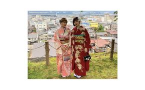 新潟県伝統工芸品「十日町友禅」型友禅振袖レンタル 着物 ファッション 女性 レディース 西陣織 袋帯 長襦袢 重衿 帯締 帯揚 草履バック 