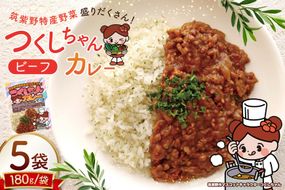 カレー レトルト つくしちゃんカレー 5袋 [エニクック 福岡県 筑紫野市 21761459] カレーライス ビーフカレー 常温保存