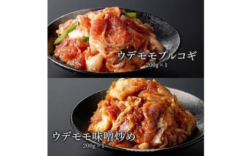 「まるみ豚」宮崎県産豚肉　人気セット　計1.1kg 【 豚肉 豚 肉 国産 川南町 ウデ モモ ハンバーグ ローススライス バラスライス 】[D11512]