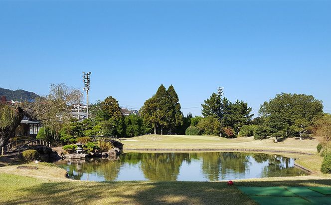 ゴルフ ショートホール 18H ペア ご利用券 × うなぎ お食事券 (10,000円分) セット 赤磐市 コラボ 企画 みのるゴルフセンター山陽 味心逆瀬川 岡山県