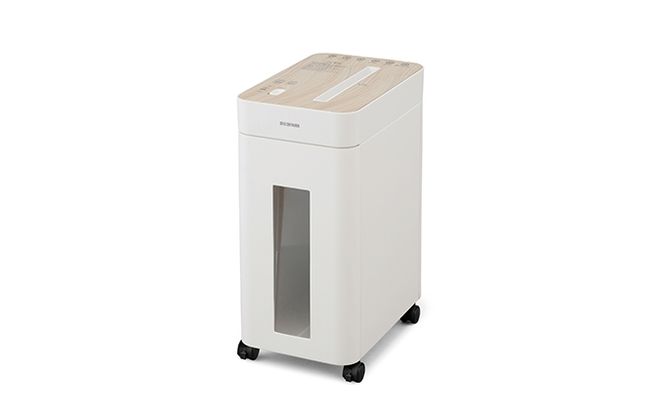 シュレッダー 静音 静か オフィスシュレッダー OS-A17C-W ホワイト オフィス 会社 クロスカット 大容量 アイリスオーヤマ オフィス機器 超静音モデル 