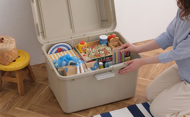 収納 ワイドストッカー 62L 5個セット AZ-600 ベージュ アウトドア ガーデニング ガーデニング用品 コンテナ 収納に便利 多目的収納 アイリスオーヤマ 屋外収納 