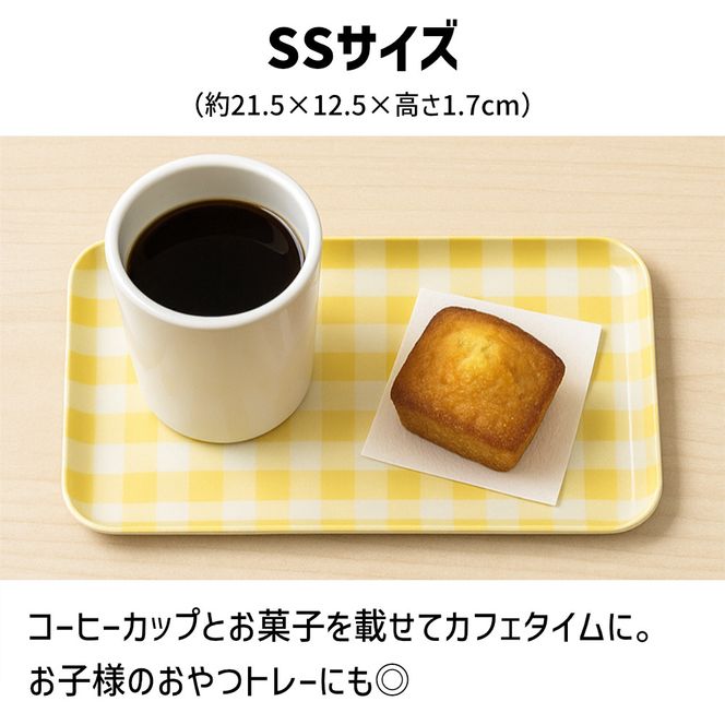 TATSU-CRAFT マグネットトレー SS 21.5cm ミルキーチェック GR グリーン すべり止め付き ［Tk1065］ 303446_DA90805VC02