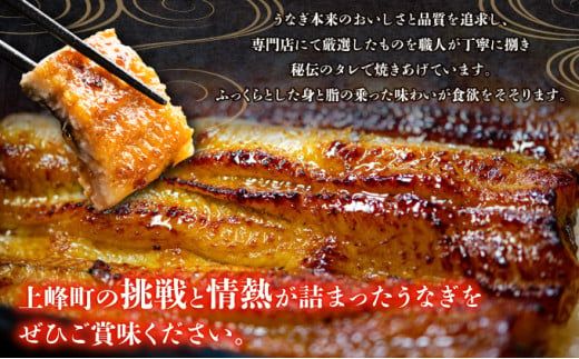 上峰町産うなぎ200g×2尾 国産 九州産 鰻 ひつまぶし 蒲焼き タレ付 山椒付 箱入り 炭火焼 直火焼 2尾 計400g D-632