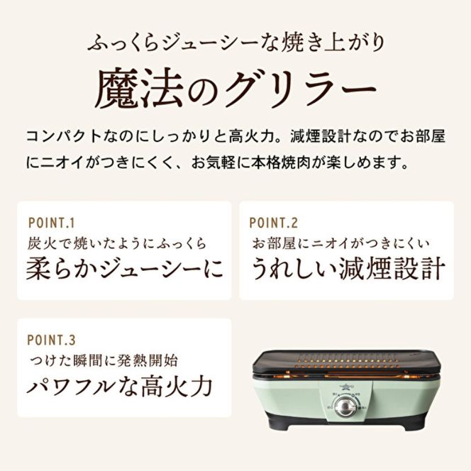 アラジン グラファイトミニグリラー 緑 国産 よかわ錦うなぎ 蒲焼き 約250g セット CAG-MG7AG