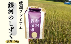 ＜令和8年産予約受付＞銀河のしずく厳選プレミアム 玄米5kg 【2232】