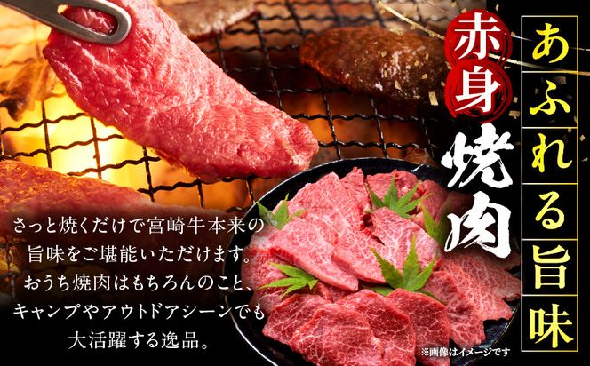 「畜産農家応援」 宮崎牛赤身(ウデorモモ) 焼肉 【1kg】_kn085-012-01
