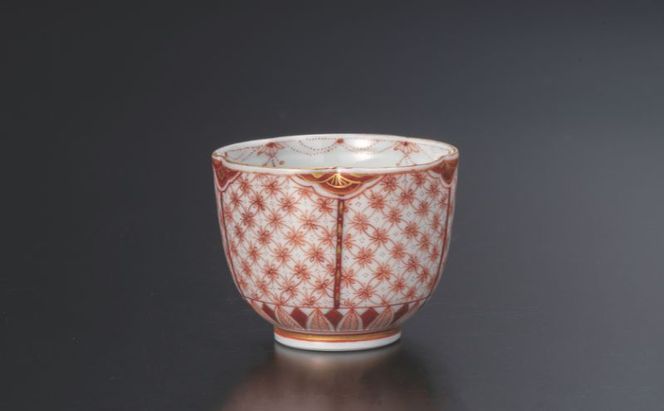 九谷焼 ぐい呑・さくら文