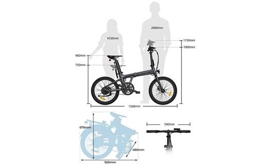 防災対応20型折りたたみ電動アシスト自転車 ADO AIR 20PRO ※北海道・沖縄・離島への配送不可