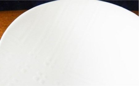 有田焼 白磁 真珠輝 ルーロー 皿 の お刺身 3点 セット 《糸島》【伊都桃山窯】[AKB024]