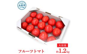 【先行予約】お徳用フルーツトマトＬサイズ 1.2kg・約15玉・Lサイズ〈2027年1月上旬～6月上旬〉 / 糖度8度以上 フルーツトマト ふるーつとまと とまと トマト 箱詰め 甘い 濃厚 高知県 土佐市【池トマト】[BQAG008]