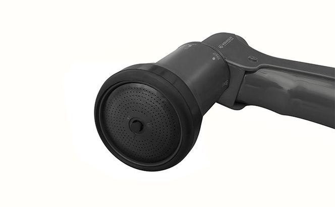 フルカバーホースリールEX 15M FHEXNー15 ダークグレー/ブラック アイリスオーヤマ 雑貨 庭 園芸 洗車 水やり 紫外線 劣化しにくい 傷みにくい 頑丈 水量調整 6つ 噴射パターン アクアガン ワンタッチコネクタ 