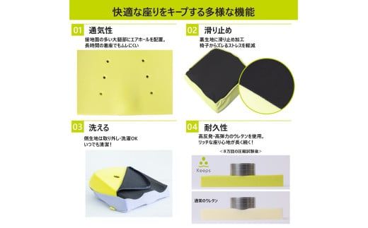 【nishikawa/西川】 Keeps(キープス)for Kids／イエロー【P378W】（滋賀県　近江八幡市）
