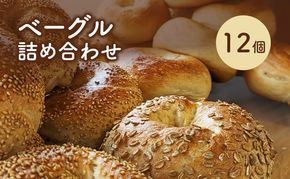 ベーグル詰め合わせ 12個 パン 国産 冷凍 ベーグル プレーン セット 詰合せ 詰め合わせ にかほ市 秋田 秋田県