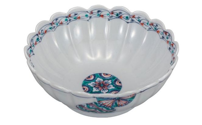 九谷焼　 5.2号鉢　丸小紋　a01 食器 キッチン雑貨 キッチンアイテム 雑貨 お皿 食卓 テーブルコーディネート 盛り付け 