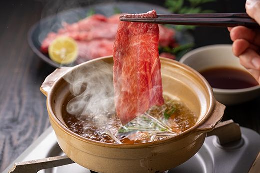【4等級以上】【近江牛　ウデ】すき焼・しゃぶしゃぶ用【500ｇ】【BI02W】（滋賀県　近江八幡市）
