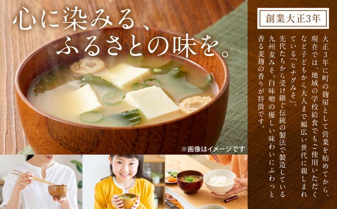 ヒナグみそ 5個セット（麦みそ×2、米みそ、田舎みそ、合わせみそ） 麦味噌 米味噌 合わせ味噌 ミソ 味噌 調味料 セット 詰め合わせ 麹 こうじ  熊本県 八代市