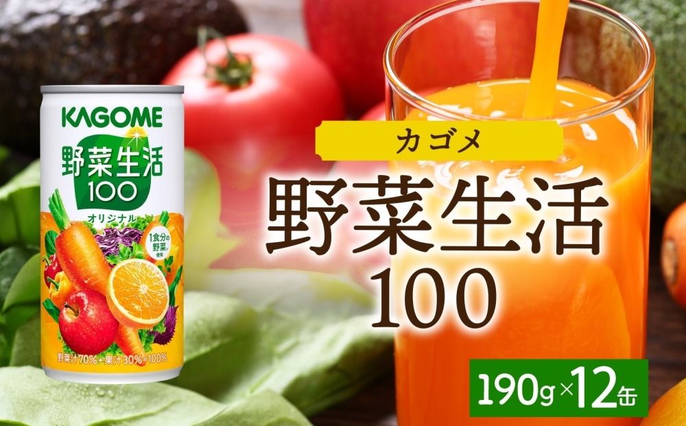 ns038-045 野菜生活100オリジナル190g×12