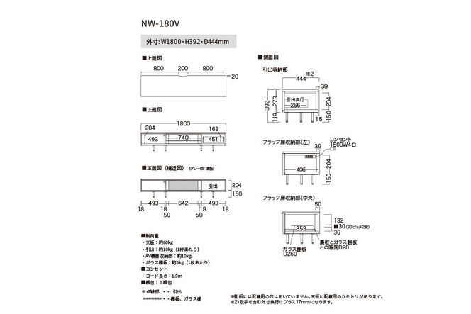 ＴＶボード NW-180V  [No.1054]