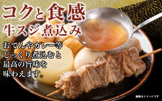宮崎牛スジ肉2kg_18-4202_(都城市) 国産黒毛和牛 牛すじ肉 (500g×4パック 合計2キロ) 40度の急速冷凍で新鮮なままお届け 煮込み料理やカレーにも 宮崎県産