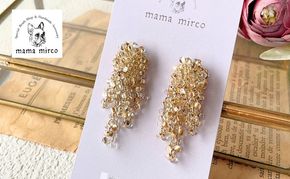 チェコガラスアクセサリー「dorop＊gold」