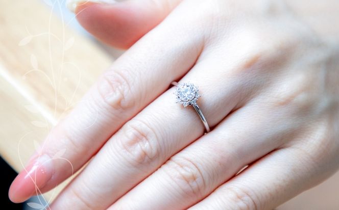 GF064　pt900ダイヤモンドリング 0.50ct+0.10ct（RP-MR-1202）