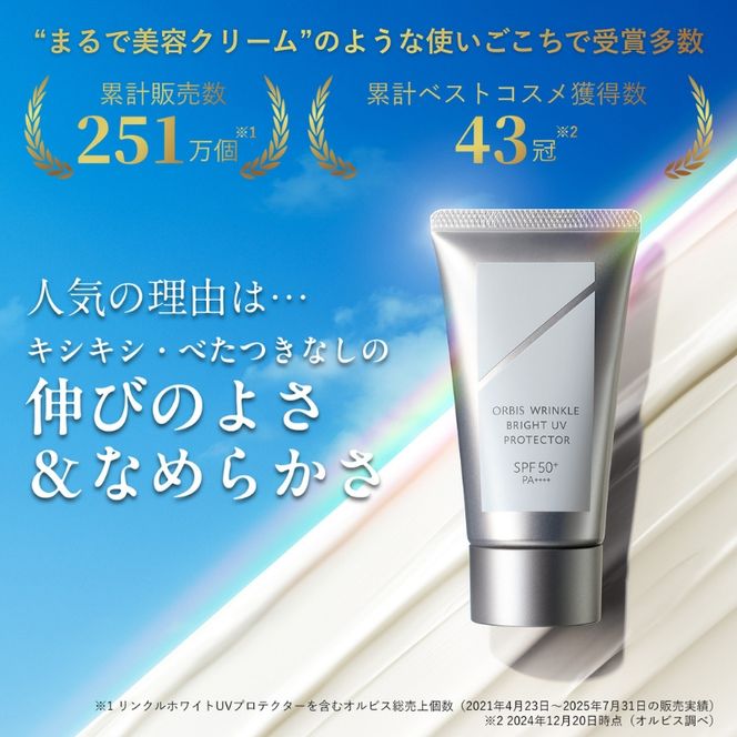 オルビス リンクルブライトUVプロテクター N 50g 医薬部外品 日焼け止め SPF50+ 美容 夏 紫外線対策 静岡 袋井市