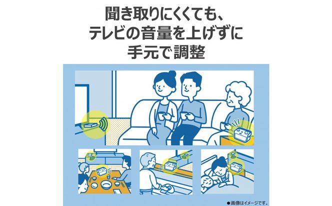 AUREX テレビ用スピーカー（ワイヤレス）AX-WST21(W) 141305_KV171