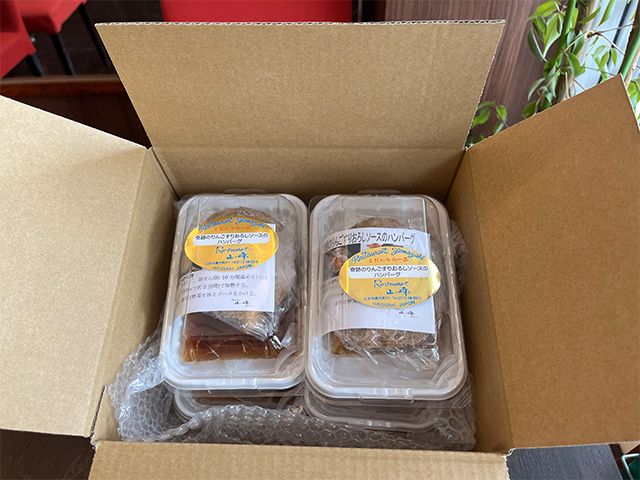 ハンバーグ 熟成豚合挽肉のハンバーグ 4個 友情のりんごすりおろしソース添え セット 湯煎 温めるだけ レトルト 小分け 個包装 お試し 簡単 簡単調理 惣菜 おかず お弁当 弁当 時短 肉 お肉 熟成肉 豚肉 ギフト 贈答 冷凍 長谷川自然牧場産